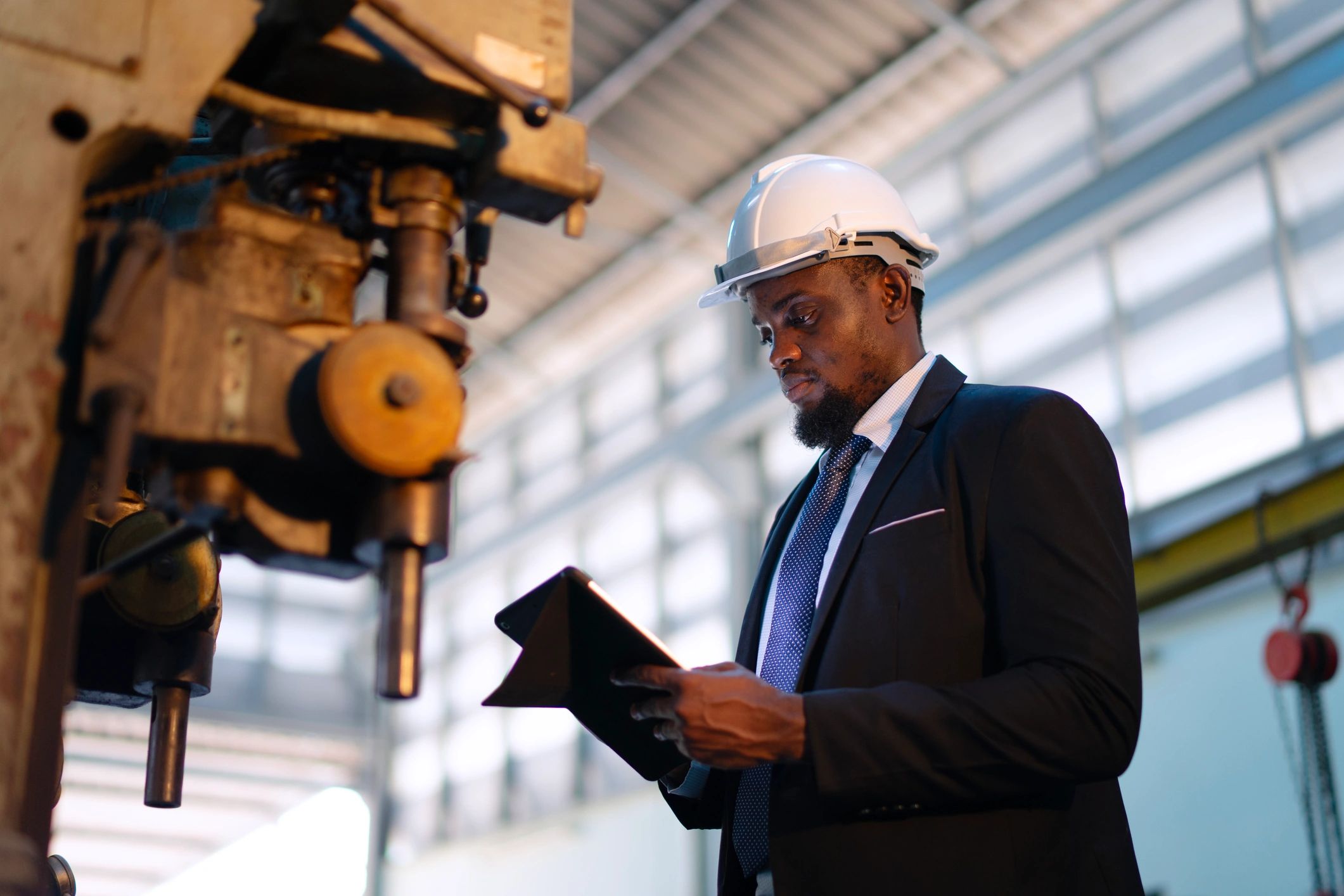 Quality inspection in a metalworking shop